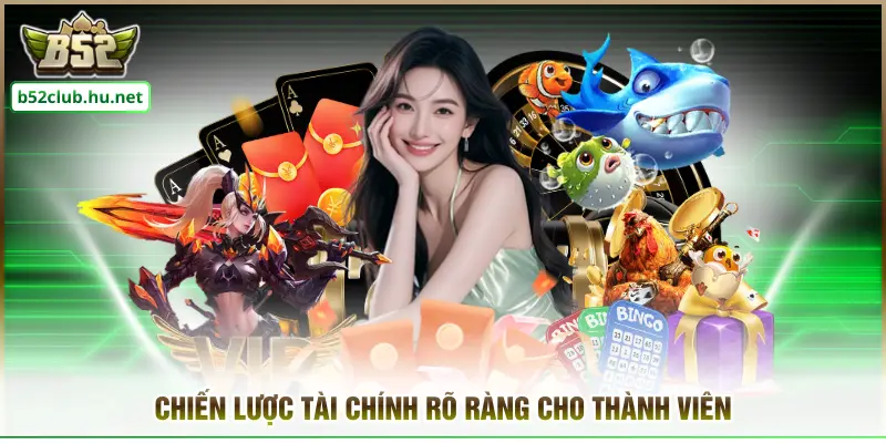 Chiến lược tài chính rõ ràng cho thành viên