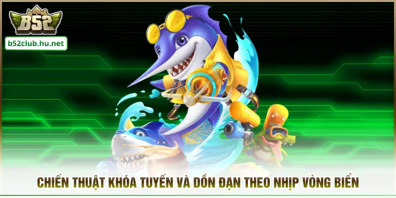 Chiến thuật khóa tuyến và dồn đạn theo nhịp vòng biển