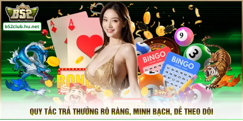 Quy tắc trả thưởng rõ ràng, minh bạch, dễ theo dõi